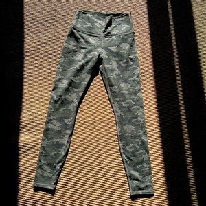 Small Camo Fabletics Leggings. Lightly used